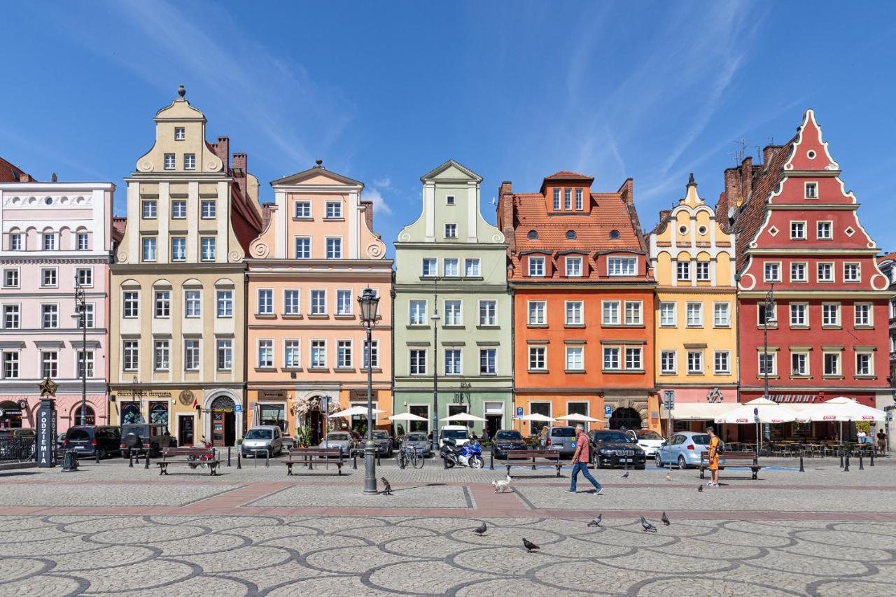 Prywatne Studio Dla 4 Osob Z Widokiem Na Rynek I Plac Solny! Breslavia Exterior foto