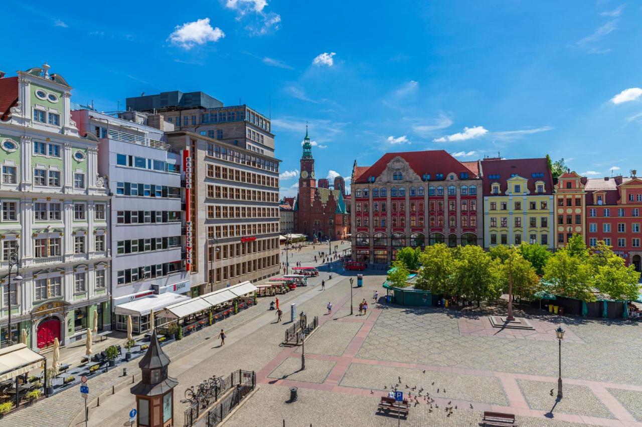 Prywatne Studio Dla 4 Osob Z Widokiem Na Rynek I Plac Solny! Breslavia Exterior foto